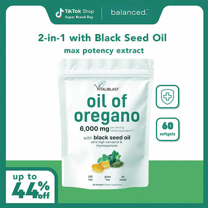 Vitali Blast® - Oregano Oil with Black Seed Oil