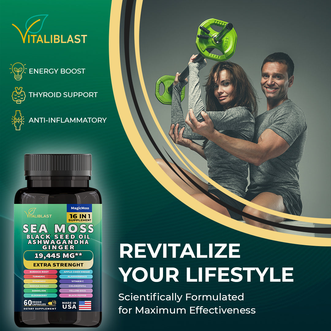 Sea Moss 16-in-1 Super Blend - 19,445MG