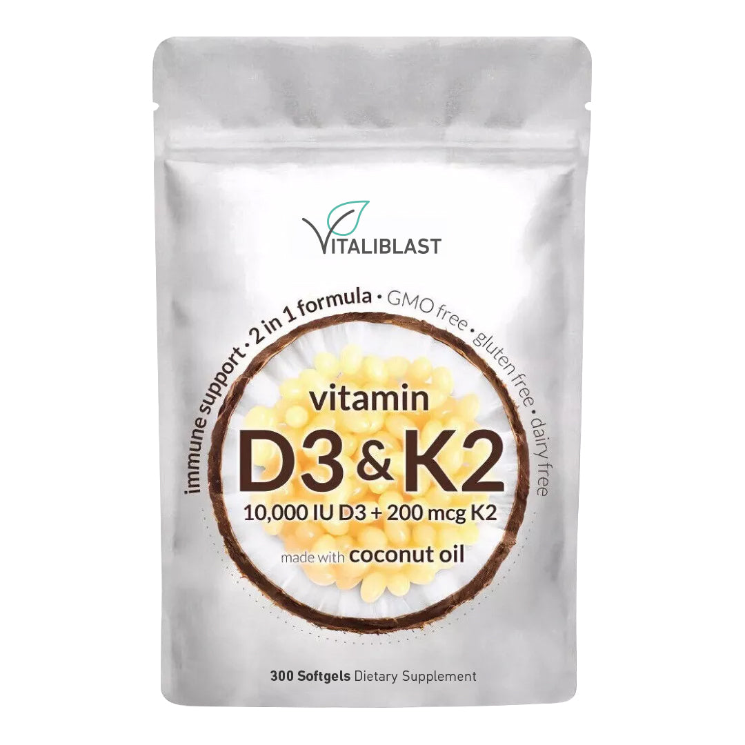 Vitali Blast™ Vitamin D3 & K2 Soft Gels