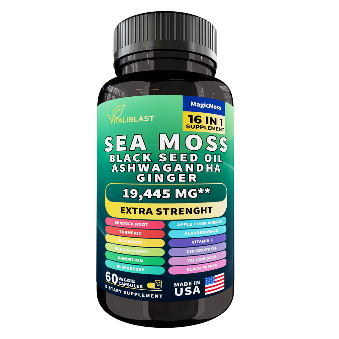 Sea Moss 16-in-1 Super Blend - 19,445MG