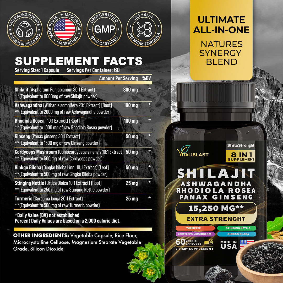 Shilajit Power Blend - 15,250MG