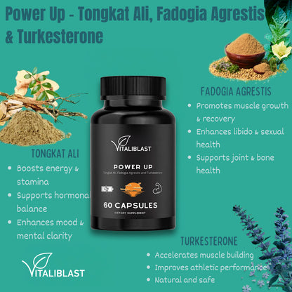 Vitali Blast® - Tongkat Ali and Turkesterone capsules