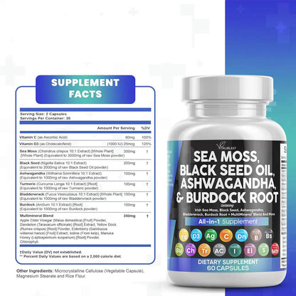 VitaliBlast™ Sea Moss 16-in-1 Magic Blend