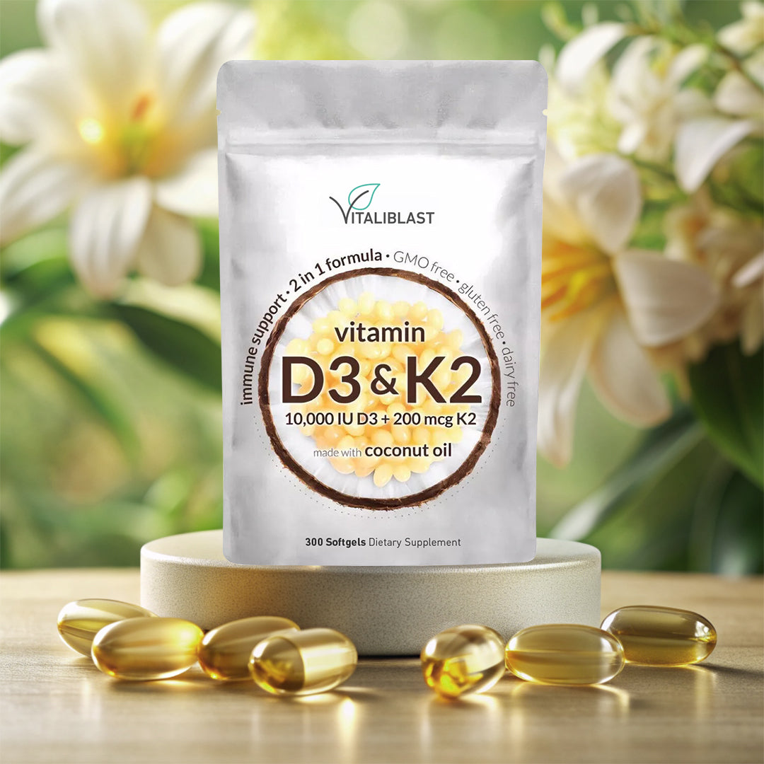 Vitali Blast™ Vitamin D3 & K2 Soft Gels